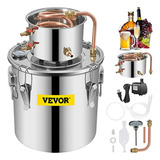 Destilador De Alcohol Vevor 3gal/12l De Acero Inoxidable Con