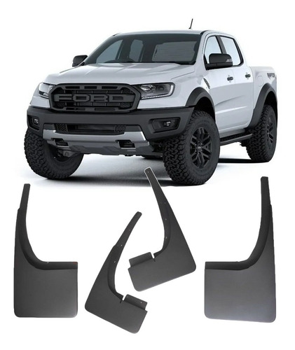  Loderas Ford Ranger Pick Up  4 Piezas Plastico 