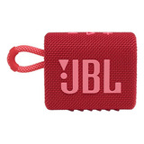 Parlante Bluetooth Jbl Go 3 Rojo