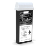 Depilflax Cera Depilatória Refil Roll-on Negra 100g