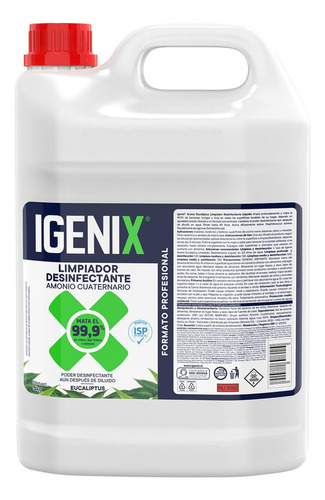 Amonio Cuaternario Igenix  5 Lt