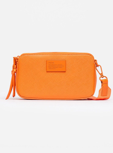 Bandolera Prune Mujer Penny Amy Color Naranja Cuero Pu