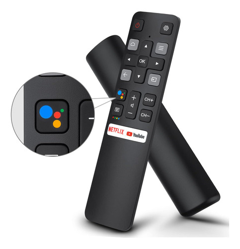 Reemplazo De Voz Para Tcl-android-tv-remote, Nuevo Rc802v Ac