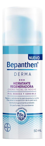 Crema Hidratante Facial De Noche Bepanthen, 50ml