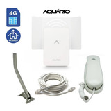 Combo Router 4g Aquario Cpe4000 +mástil +cable Red +teléfono