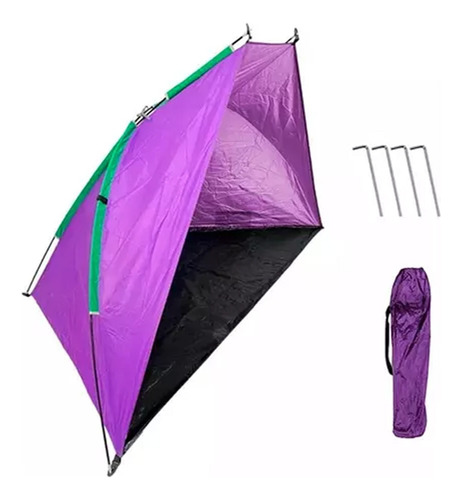 Carpa Playera 2 Personas 240x120x120 Bolso Proteccion Uv