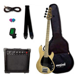 Contrabaixo Waldman Mb105 Nt Bag Std Amp Afin Oferta!