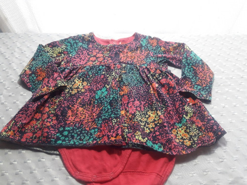 Vestido Manga Larga Beba Zuppa Talle 12 Meses Impecable