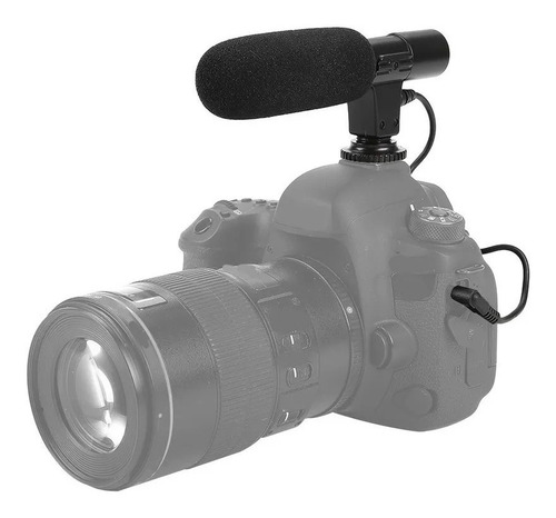 Microfone Filmadora Direcional Dslr Rode Nikon Takstar Canon