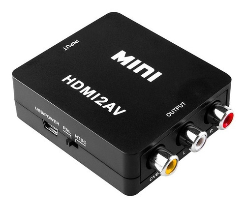 Adaptador Conversor Hdmi A Av Rca Video Analogico / E-roca