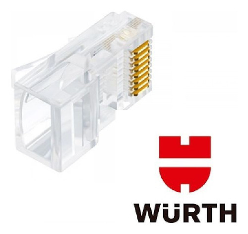 Conectores (rede) Wurth Rj45 Cat6e Plug Modulador C/50