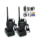 Radios De Comunicacion Bf-888s Pack De Dos Radios Baofeng