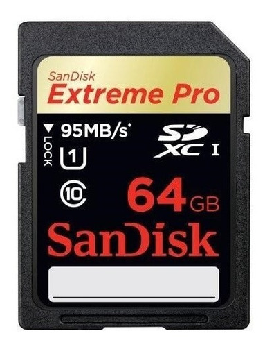Memoria Sd Hc Sandisk Extreme Pro 64gb Uhs-i 95mb/s
