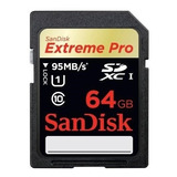 Memoria Sd Hc Sandisk Extreme Pro 64gb Uhs-i 95mb/s