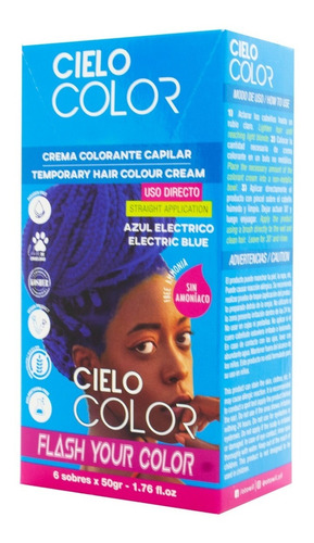 Otowil Cielo Color Tintura Crema Fantasía Vegana Sobre 50gr