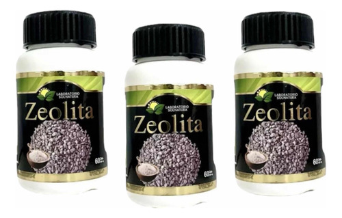 Zeolita Micronizada 180 Capsulas 500mg 100%natural