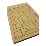 Juego Tetris 10x15cm. / Fibrofácil X 80 Unidades
