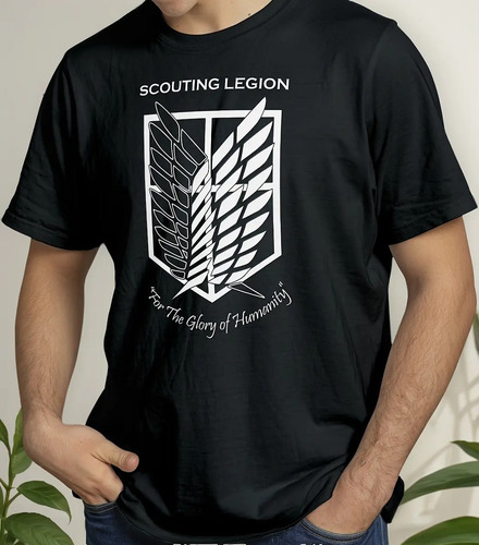 Playera Legion Exploradores Alas Atack On Titan Shingeki