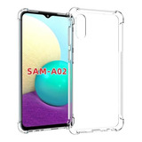 Funda Para Samsung A02 Anti Golpes + Glass 9d 
