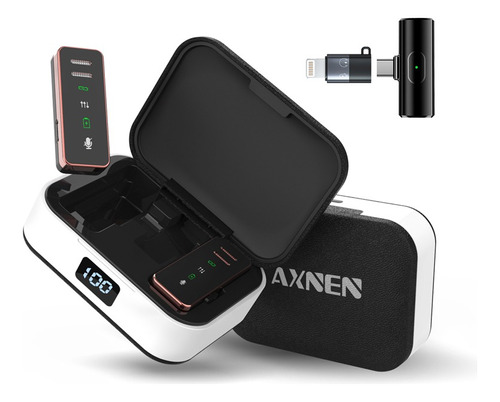 Micrófono Inalámbrico Lavalier Axnen S18 Para iPhone/android