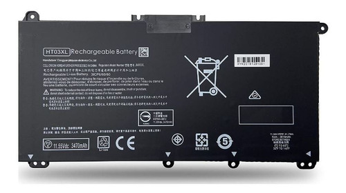 Batería Ht03xl P/ Hp Pavilion 15-cs 15-cw 15-cu 15-da 15-db