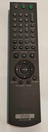 Control Remoto Rmt-d165a Para Dvd Sony Todos Los Modelos
