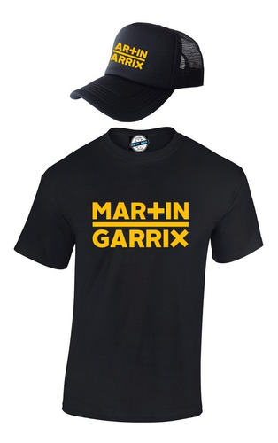 Dj Martin Garrix Camiseta Gorra Combo