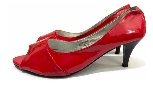 Zapato 100% Sintético Marca Suburbia N* 38 Rojo Usado