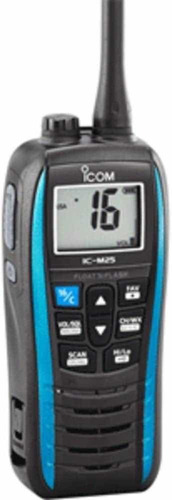 Radio Icom Vhf Marino Color Azul Sumergible  Icm25/51