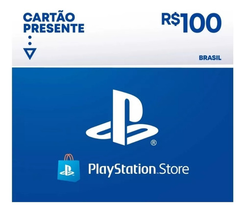 Cartão Playstation Store (psn) - Brasileira R$ 100,00