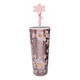 Termo Starbucks Acero Inox Popote Cherry Blossom Original