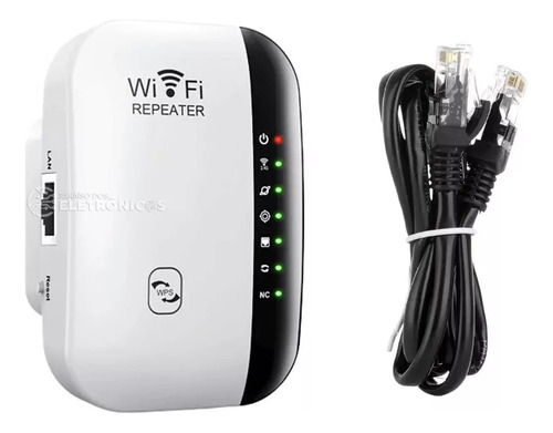 Repetidor Sinal Wi-fi Roteador Amplificador 300mbps Sem Fio Cor Branco