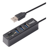 Adaptador Hub Usb 2.0 Multiple Usb Splitter Power Hub Cartão