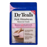 Dr Teals Sales De Baño De Epsom Rosada Himalaya Spa 1.36kg Fragancia Bergamota