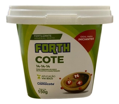 Osmocote 14-14-14 Adubo Fertilizante Forth Cote Classic 150g
