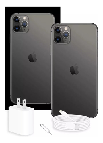 iPhone 11 Pro 64 Gb Gris Espacial Con Caja Original Accesorios