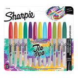 Marcadores Sharpie Tie Dye Set 12 Colores Color Multicolor