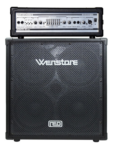 Amplificador De Bajo Wenstone Cabezal Be3000h + Caja 4x10