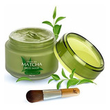 Mascarilla Facial De Té Verde Matcha Rejuvenecedora