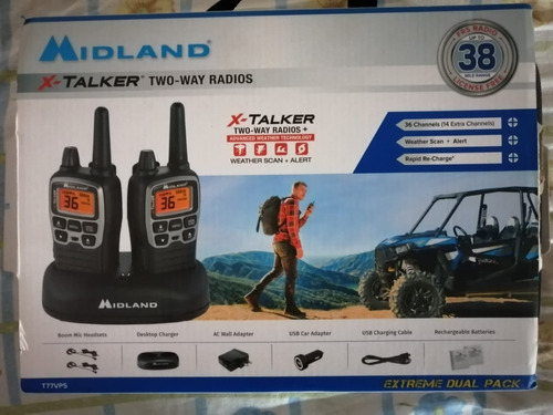 Radios De 2 Vías Marca Midland  Modelo T77vp5, 36 Canales