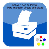 Printer+ 1 Año. Para Boleta Electrónica Sin Marca Demo