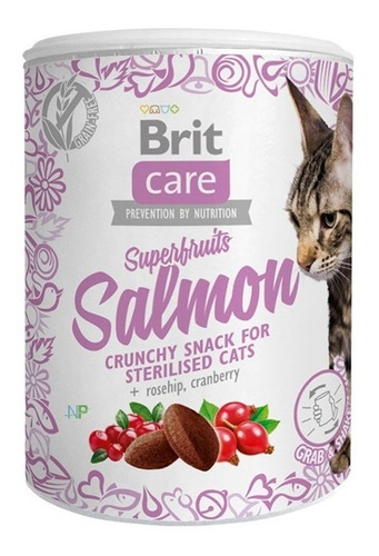 Brit Care Snack Gato Superfruits Salmón 100gr