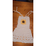 Vestido De Niña Tejido A Crochet