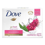 Dove Go Fresh Jabón En Barra Granada Revigorizante 2pack