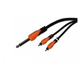 Cable Plug Stereo A 2 Rca 3 Metros Blister Bespeco Slysrm300