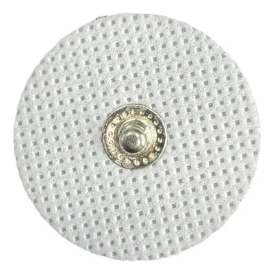 Electrodos Circulares de Botón para Electroestimulador 10 Piezas Color Blanco, Almohadillas Adhesivas Reutilizables | MercadoLibre