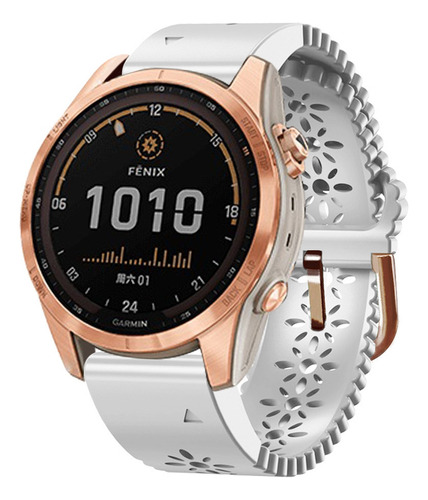 Correa De Reloj De Silicona Para Garmin Fenix 7s/6s/5s