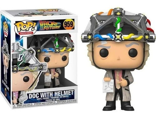 Funko Pop! 959 Volver Al Futuro Doc Con Casco Original 