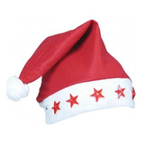 15 Gorros Navideños Santa Claus Con Luz Led Fiesta Navidad 