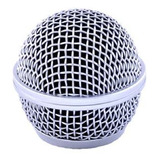 Globo Para Microfone Soundvoice Sm-58 Prateado
